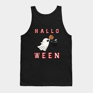 Basketball Ghost Halloween Tank Top